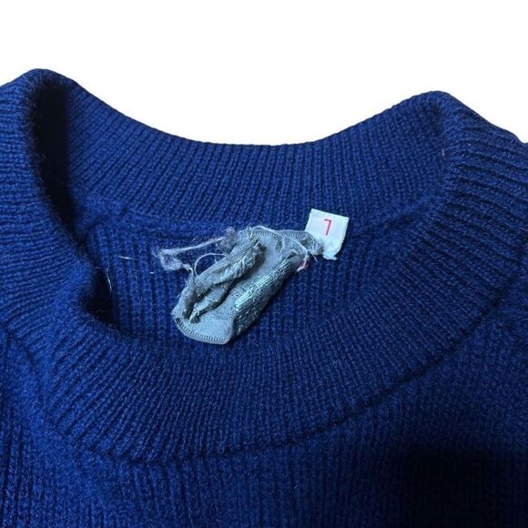 American Vintage 50s 60s Wool Sweater Small - Picture 4 of 6